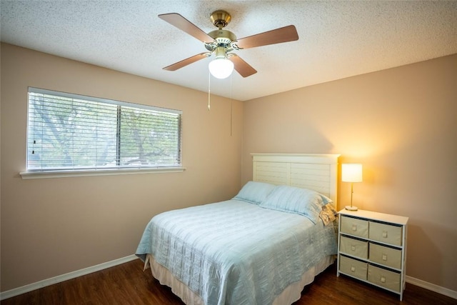 8403 Ardash Ln, Austin, TX 78759 - bedroom featuring wood finished floors and ceiling fan