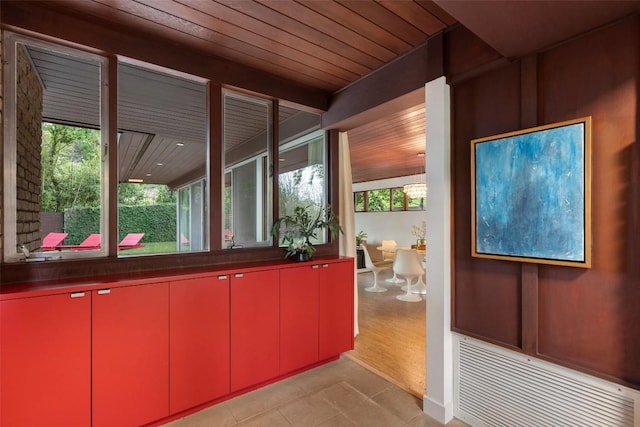 4506 Crestway Dr, Austin, TX 78731 - reception area with wood ceiling