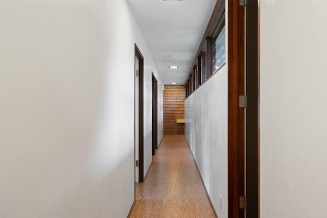 4506 Crestway Dr, Austin, TX 78731 - hallway with light wood finished floors