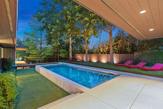 4506 Crestway Dr, Austin, TX 78731 - view of pool featuring a fenced backyard and a patio area