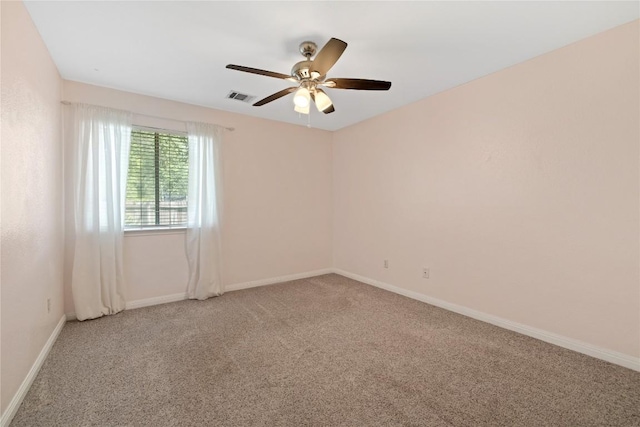 3203 Saint Genevieve Dr, Leander, TX 78641 - spare room with carpet and a ceiling fan
