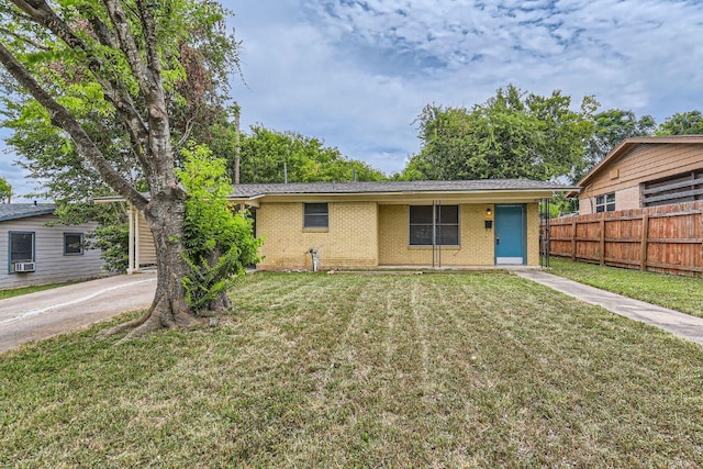 4805 Hilldale Dr, Austin, TX 78723 - single story home featuring brick siding and cooling unit