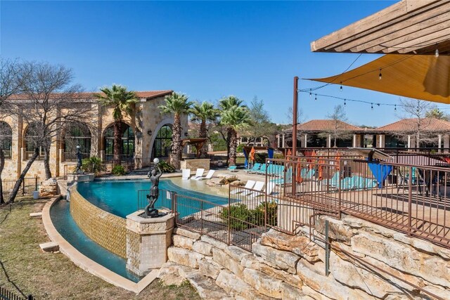 108 Kildrummy Ln, Lakeway, TX 78738 - community pool with a patio