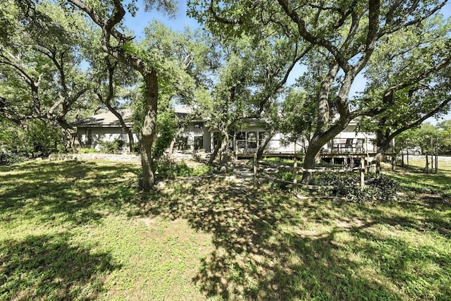 11803 Jess Dr, Austin, TX 78737 - view of yard