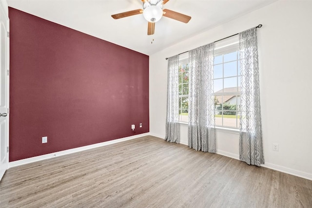 2541 Reunion Blvd, Austin, TX 78737 - empty room featuring wood finished floors and a ceiling fan