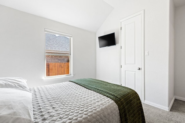 2977 Diego Dr, Round Rock, TX 78665 - bedroom featuring carpet and lofted ceiling