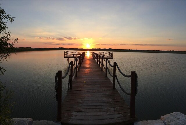 2977 Diego Dr, Round Rock, TX 78665 - dock featuring a water view