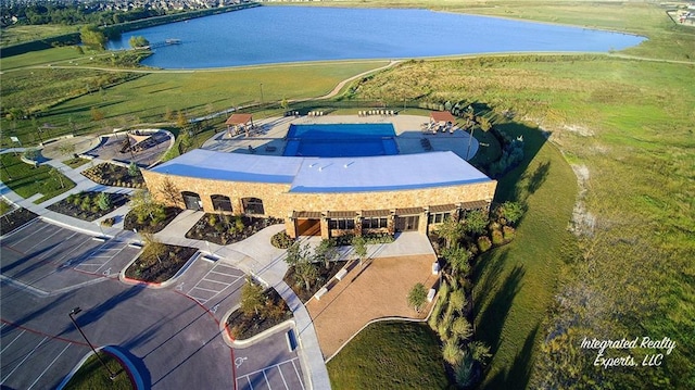 2977 Diego Dr, Round Rock, TX 78665 - aerial view of property and surrounding area with a nearby body of water