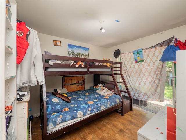 8508 Dryfield Dr, Austin, TX 78758 - bedroom with wood finished floors