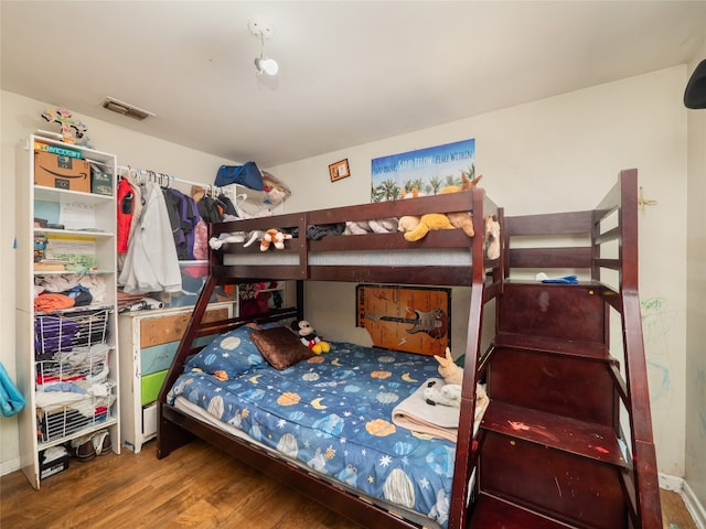 8508 Dryfield Dr, Austin, TX 78758 - bedroom featuring wood finished floors