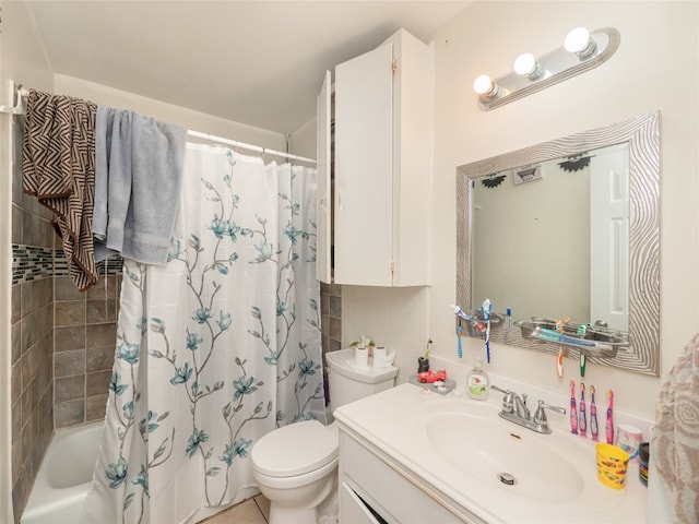 8508 Dryfield Dr, Austin, TX 78758 - full bathroom featuring vanity and shower / bath combo
