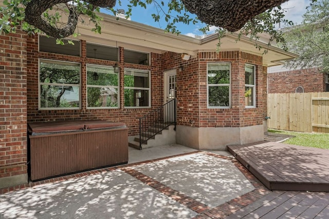 202 Muscovy Ln, Cedar Park, TX 78613 - view of patio / terrace with a deck