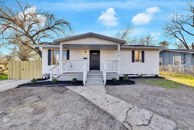 214 Jackman St, San Marcos, TX 78666 - view of front of property featuring covered porch