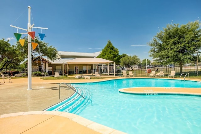1102 Peyton Pl, Cedar Park, TX 78613 - community pool featuring a patio area