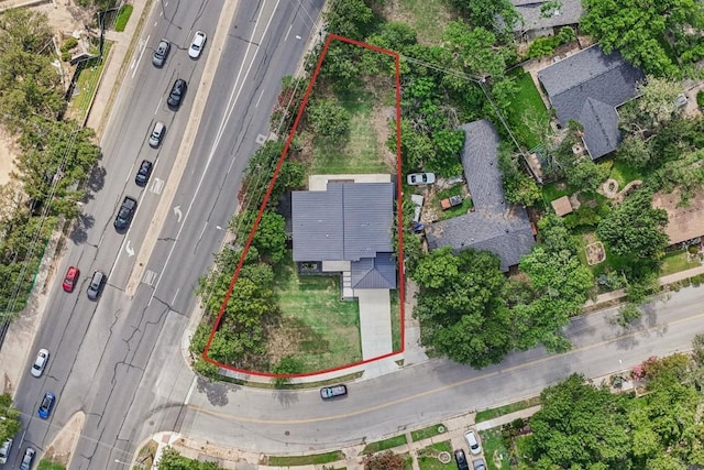 5700 Louise Ln, Austin, TX 78757 - view of property location with property parcel outlined