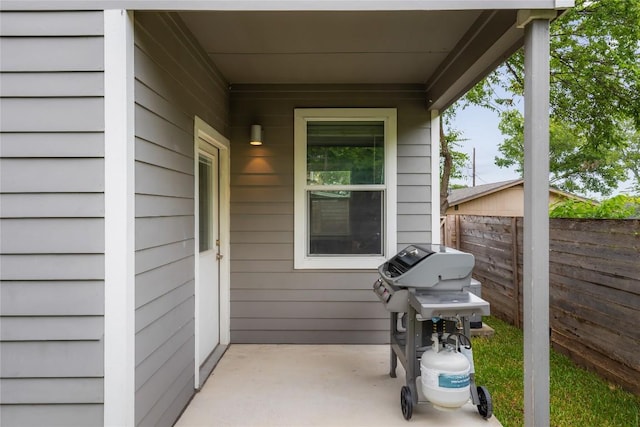 7606 Providence Ave Unit B, Austin, TX 78752 - view of patio / terrace with a grill