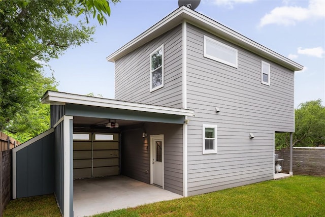 7606 Providence Ave Unit B, Austin, TX 78752 - view of home's exterior featuring a ceiling fan