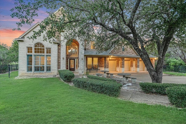 17120 Northlake Hills Dr, Jonestown, TX 78645 - back of property with covered porch