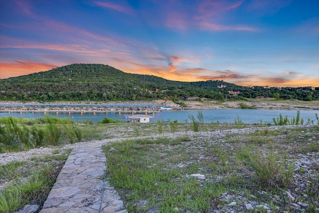 17120 Northlake Hills Dr, Jonestown, TX 78645 - view of mountain background with a nearby body of water