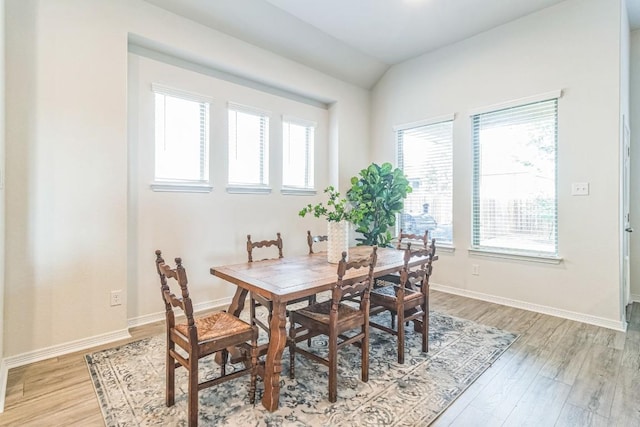 7901 Sunrise Ravine Pass, Lago Vista, TX 78645 - dining area featuring light wood finished floors
