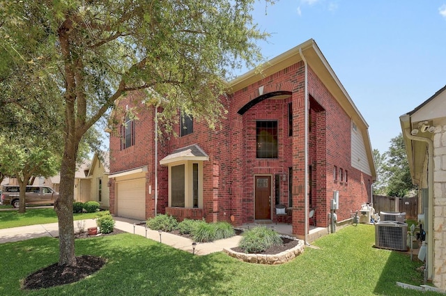 15321 Fernhill Dr, Austin, TX 78717 - view of front of house with brick siding and an attached garage
