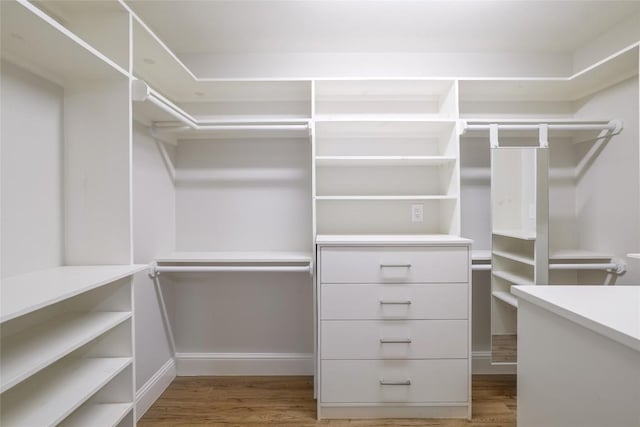 2119 Rabb Rd, Austin, TX 78704 - spacious closet featuring wood finished floors