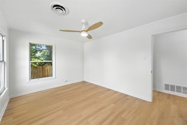 1302 S 2nd St, Killeen, TX 76541 - unfurnished room featuring light wood-type flooring and a ceiling fan