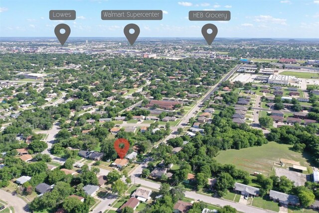 1302 S 2nd St, Killeen, TX 76541 - aerial overview of property's location