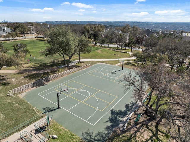 4206 River Place Blvd, Austin, TX 78730 - view of sport court with community basketball court