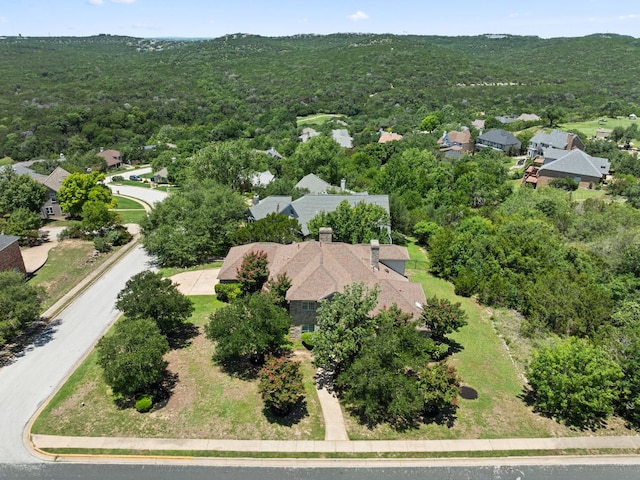 4206 River Place Blvd, Austin, TX 78730 - aerial perspective of suburban area featuring a heavily wooded area