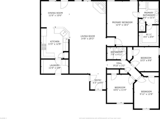 1503 Sherry Dr, Taylor, TX 76574 - view of room layout