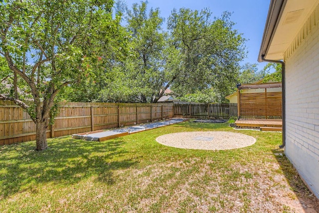 11325 Stormy Ridge Rd, Austin, TX 78739 - fenced backyard featuring a deck