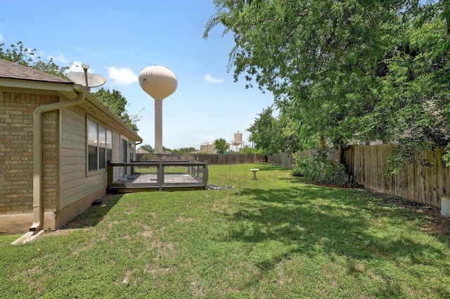 17729 Cahir Glen Cv, Pflugerville, TX 78660 - fenced backyard featuring a deck