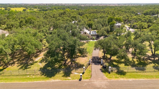 110 Lost River Rd, Georgetown, TX 78628 - aerial view of a heavily wooded area