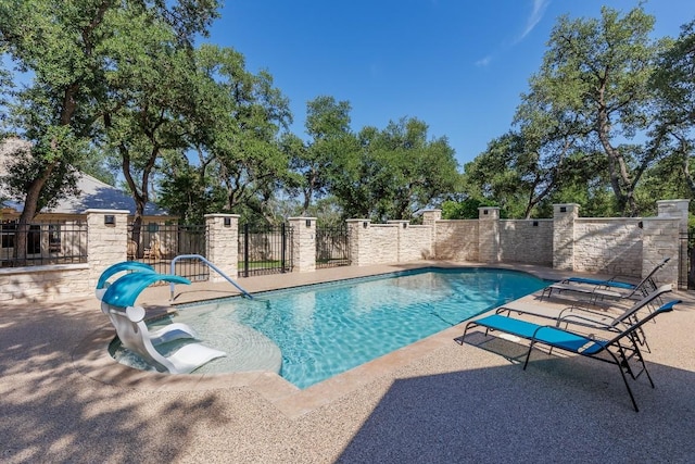 110 Lost River Rd, Georgetown, TX 78628 - view of pool with a patio