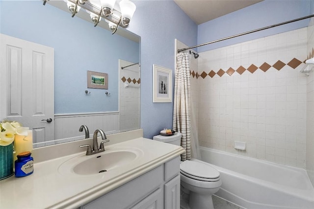 10628 Indigo Broom Loop, Austin, TX 78733 - full bathroom featuring vanity and shower / bath combination with curtain