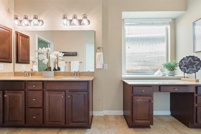 18517 Tanner Bayou Loop, Austin, TX 78738 - full bath with double vanity and baseboards