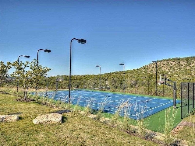 18517 Tanner Bayou Loop, Austin, TX 78738 - view of tennis court