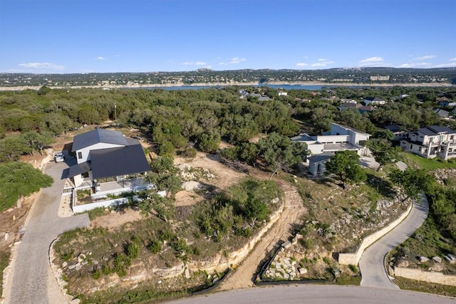 18509 Sugar Maple Dr, Lago Vista, TX 78645 - aerial view of property's location with a large body of water
