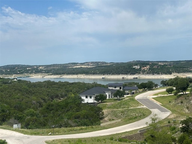18509 Sugar Maple Dr, Lago Vista, TX 78645 - view of mountain background with a nearby body of water