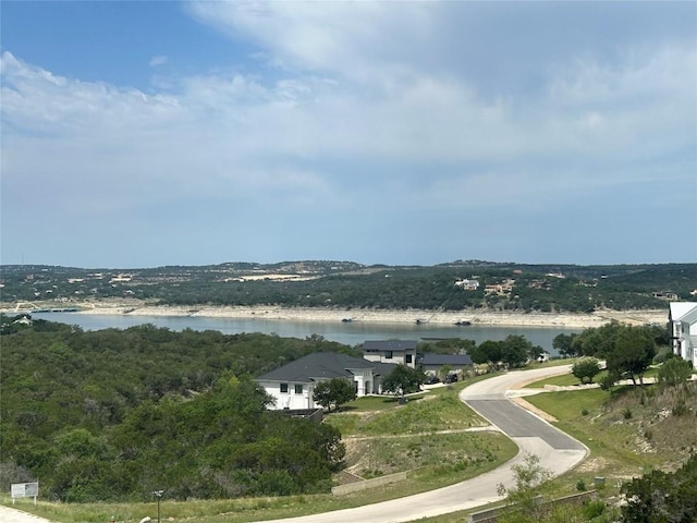 18509 Sugar Maple Dr, Lago Vista, TX 78645 - view of mountain backdrop featuring a nearby body of water