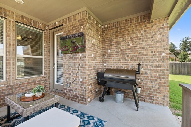 22300 Chipotle Pass, Spicewood, TX 78669 - view of patio / terrace featuring a grill