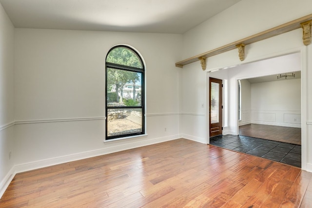 10701 Glass Mountain Trl, Austin, TX 78750 - spare room with hardwood / wood-style flooring