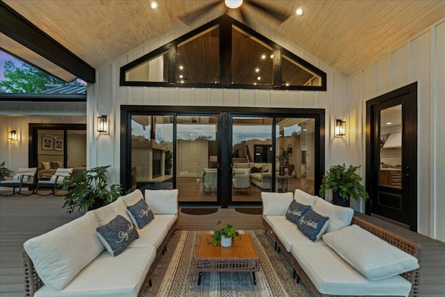 202 Hub Dr, Wimberley, TX 78676 - view of patio featuring outdoor lounge area