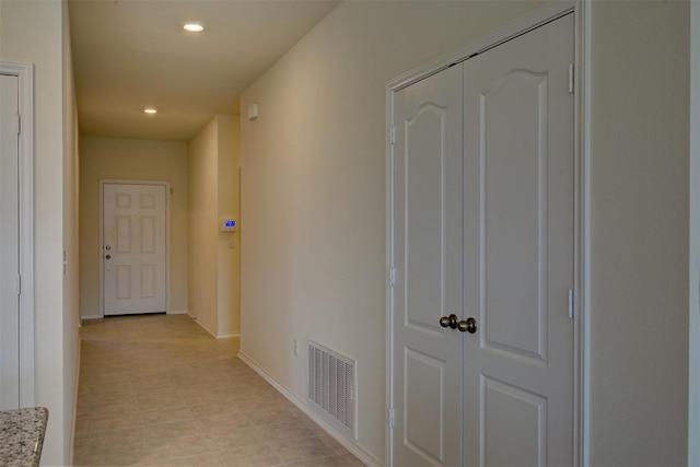 7517 Ballydawn Dr, Austin, TX 78744 - hall with recessed lighting and baseboards