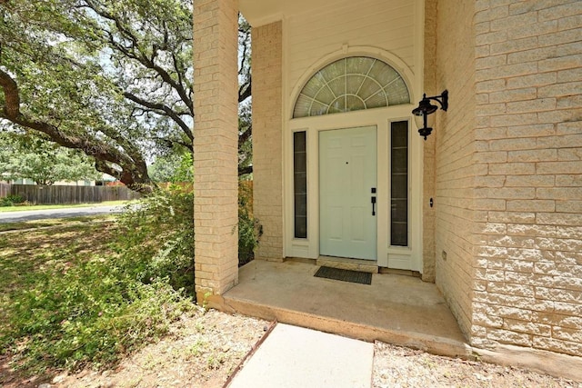 4460 Bremner Dr, Austin, TX 78749 - entrance to property with brick siding