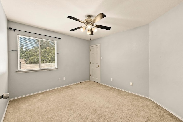 4460 Bremner Dr, Austin, TX 78749 - spare room with carpet and a ceiling fan