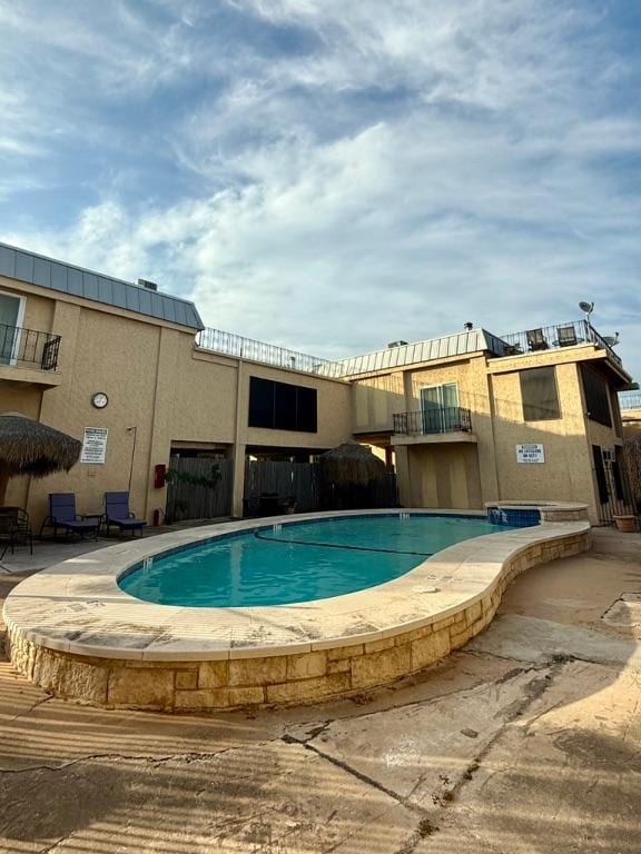 5916 Lago Vista Way Unit B16, Leander, TX 78645 - community pool featuring a patio