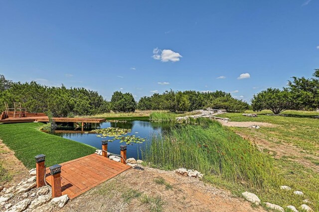 312 First Down Dash, Bertram, TX 78611 - dock area with a water view