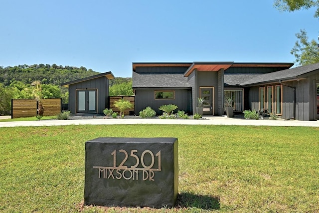 12501 Mixson Dr, Austin, TX 78732 - view of front of property with french doors